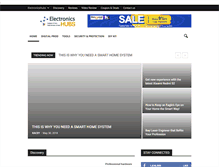 Tablet Screenshot of electronicshubs.com